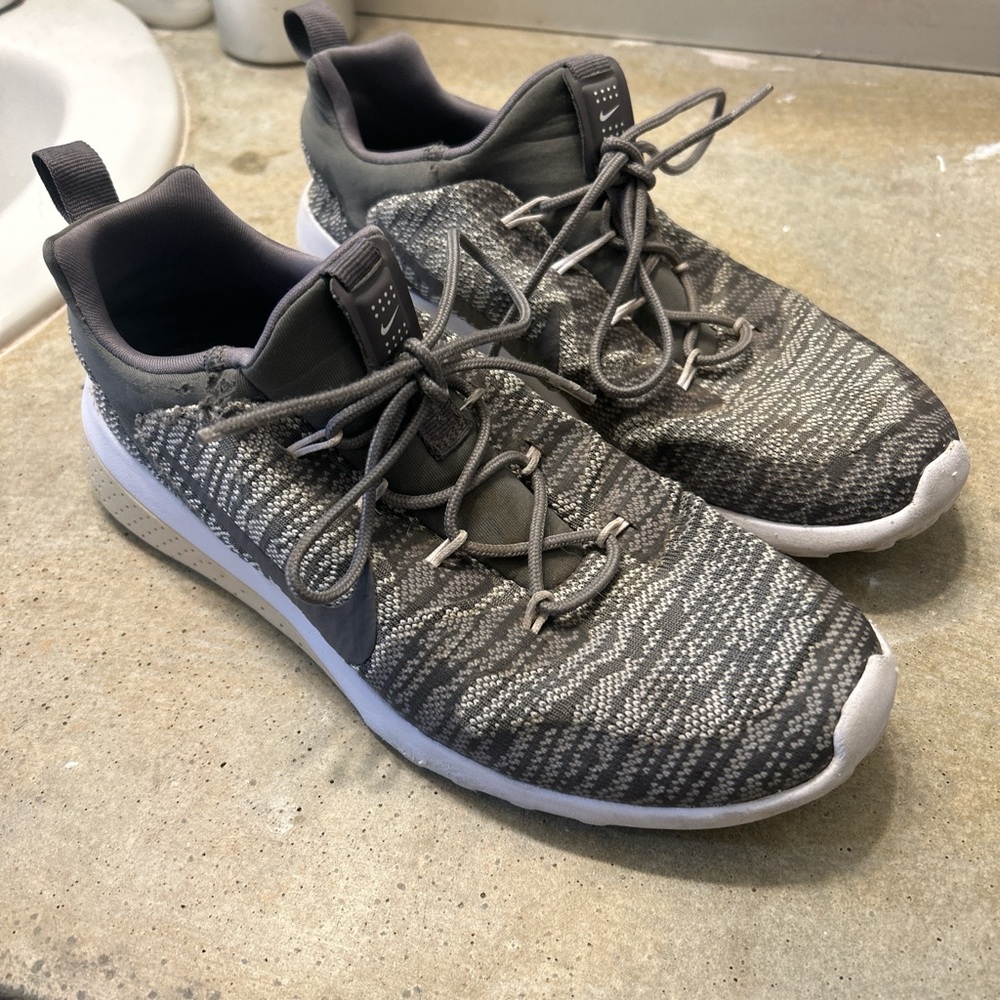 Nike CK Racer Gray Athletic Knit Shoes